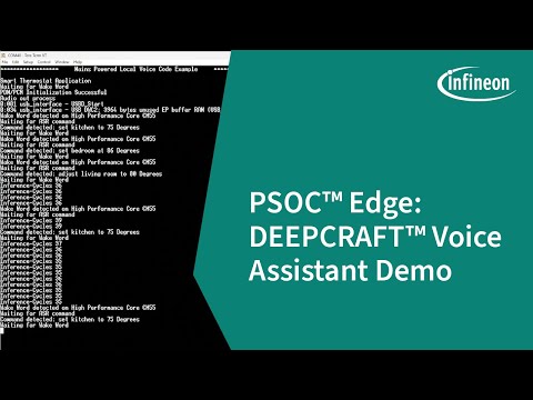 PSOC Edge: DEEPCRAFT Voice Assistant Demo